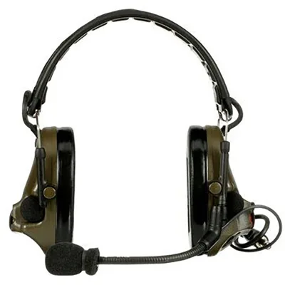 3M™ PELTOR™ ComTac™ V Headset, Foldable, Single Lead, Standard Dynamic Mic, NATO Wiring, OD Green (MT20H682FB-47 GN)
