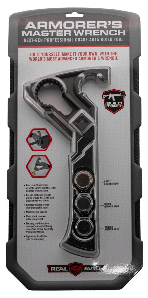Real Avid, Armorer's Master Wrench, AR Platforms, Black Stainless Steel (AVAR15AMW)