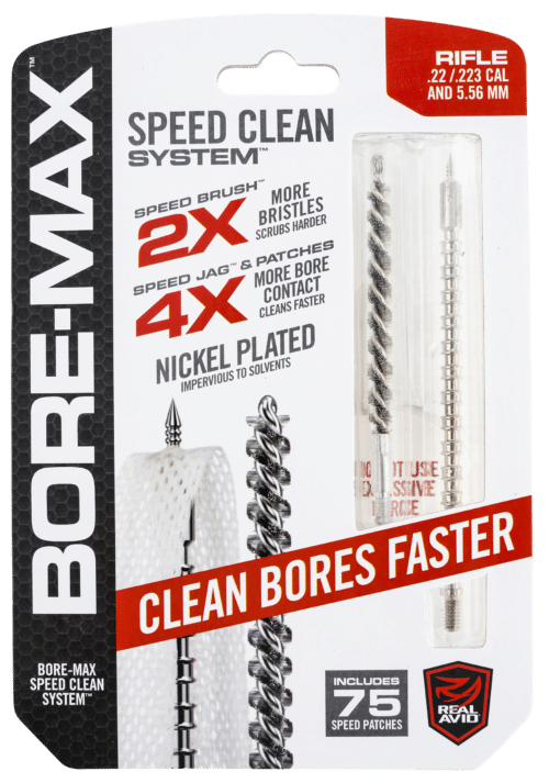 Real Avid, Bore-Max Speed Cleaning Kit, .22/.223/5.56 (AVBMSET223)