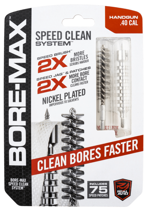 Real Avid, Bore-Max Speed Clean Kit, 40 Cal (AVBMSET40)