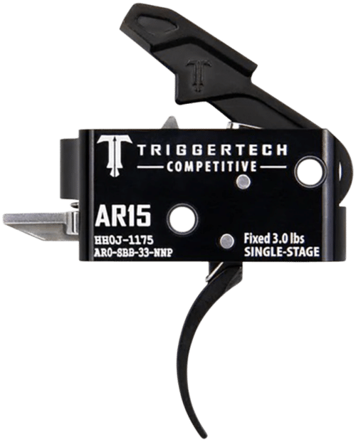 Triggertech, Competitive, Single Stage, Curved, Black (AR0-SBB-33-NNP)