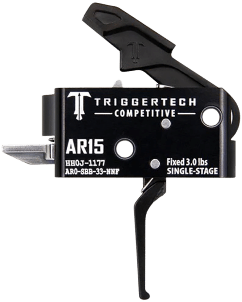 Triggertech, Competitive Single Stage, Flat, Black (AR0-SBB-33-NNF)