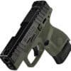 Beretta APX A1 Carry 9mm Luger, Black Optic Ready Slide, Burris Red Dot Optic, OD Green Frame (JAXN9278A1CO) - Image 2