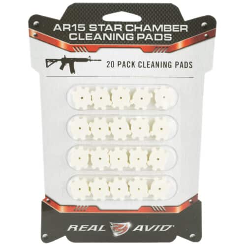 Real Avid, Star Chamber, Cleaning Pads, Fits AR15, Wool Pads, 20 Per Pack (AVAR15CP)