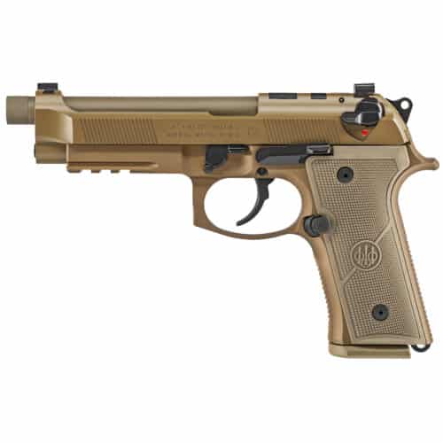 Beretta M9A4, Semi-Automatic, Full Size, Metal Frame Pistol, 9mm , Tritium Night Sights, FDE (JS92M9A4GM)