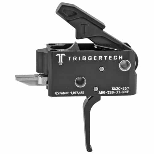 Triggertech, Competitive Two Stage Flat, AR-15, Black (AR0-TBB-33-NNF)