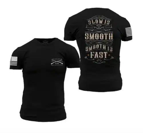Grunt Style Slow is Smooth T-Shirt , Black (GS4786)