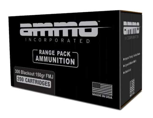 Ammo Inc., Signature 300 Blackout, 150Gr, Full Metal Jacket, 200Rds (300B150FMJ-A200)