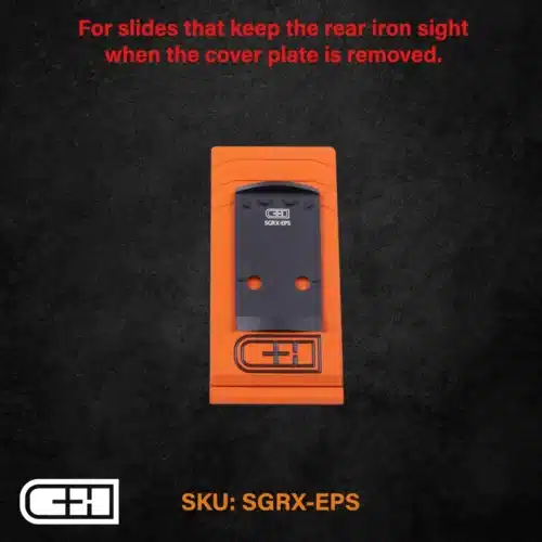 C&H Precision, Sig P320 Optic Plate, Black (SGRX-EPS)
