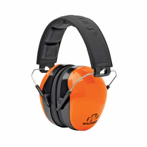 Walker's, Passive, Ear Protection, Padded Headband, Folding, Orange (GWP-DCPM-BO)