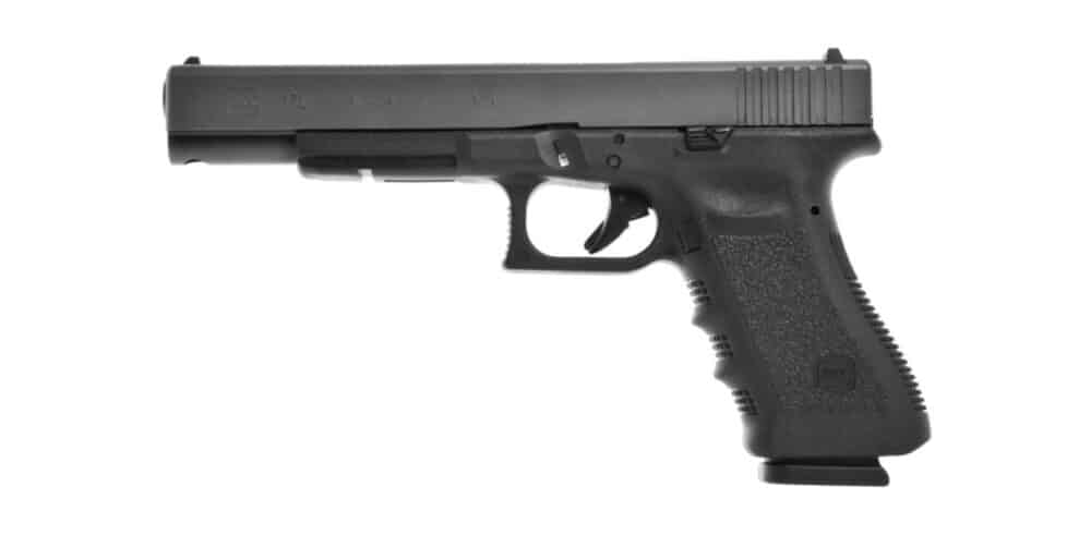 Glock G17L, Semi-Auto, 9MM Pistol, 17 + 1, Black (PI1630103)