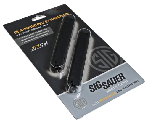 Sig Sauer P226/P250 Airgun Mag, 16Rds, Two Pack, Black (AMPC-177-16)