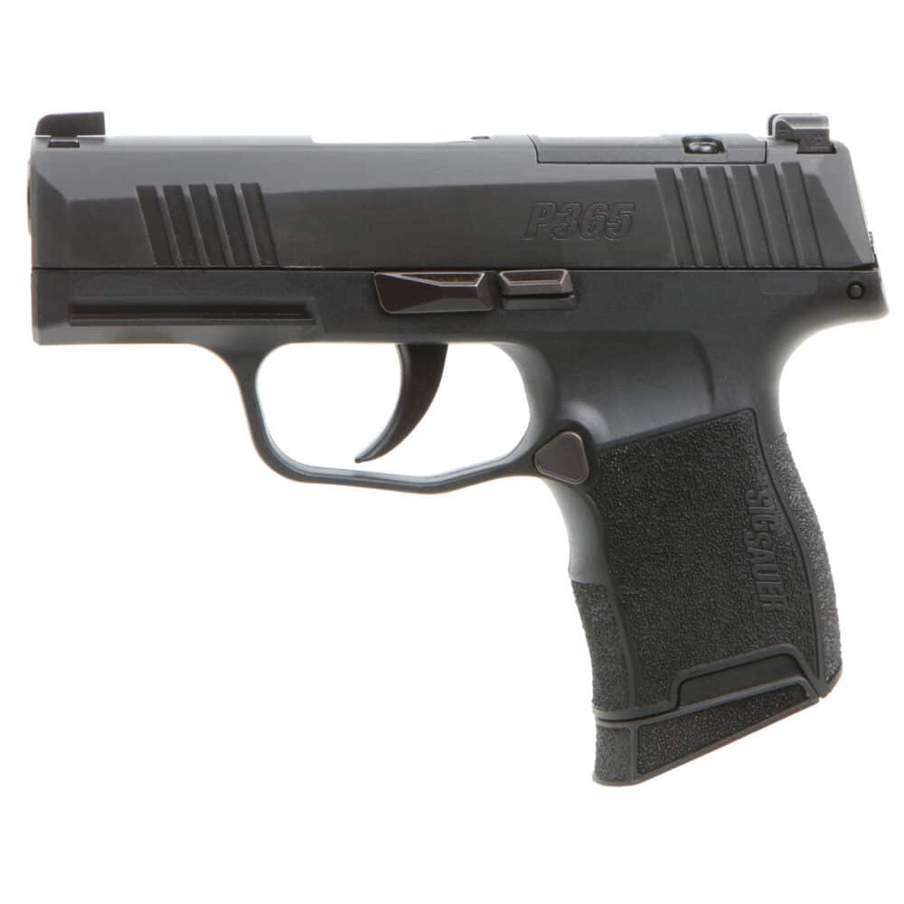 Sig Sauer P365 3.10" Micro-Compact 9MM Pistol, Black (365-9-BXR3P)
