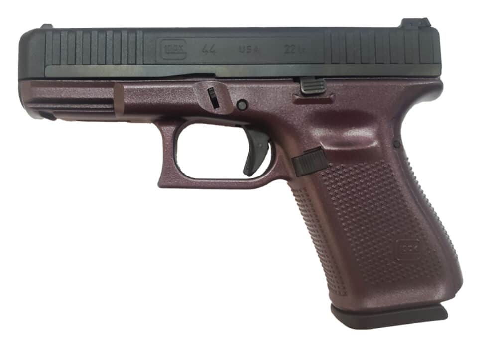 Glock G44, 22LR Pistol, 4.02", 10 + 1, Black Cherry Slide (UA4450101BC)