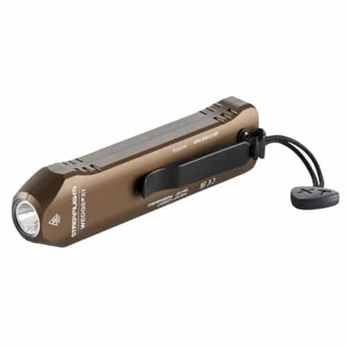 Streamlight, Wedge XT, Rechargeable Flashlight, 500 Lumens, USB Charging Cord, Coyote (88813)