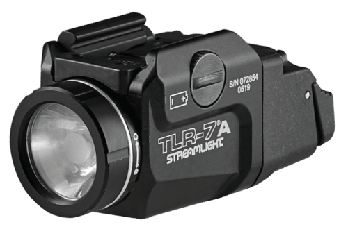 Streamlight, TLR-7A Flex, 500 Lumens, 1.5 Hour Runtime, High and Low Switch, Black(69424)