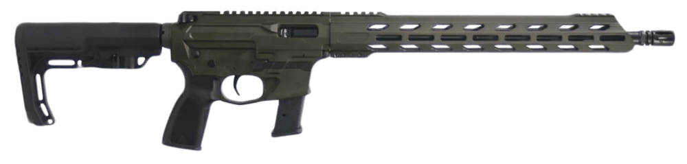 Live Free Armory, LFA LF-9 Challenger, 9mm Carbine Rifle, 17+1, OD Green (LF9CH85023)