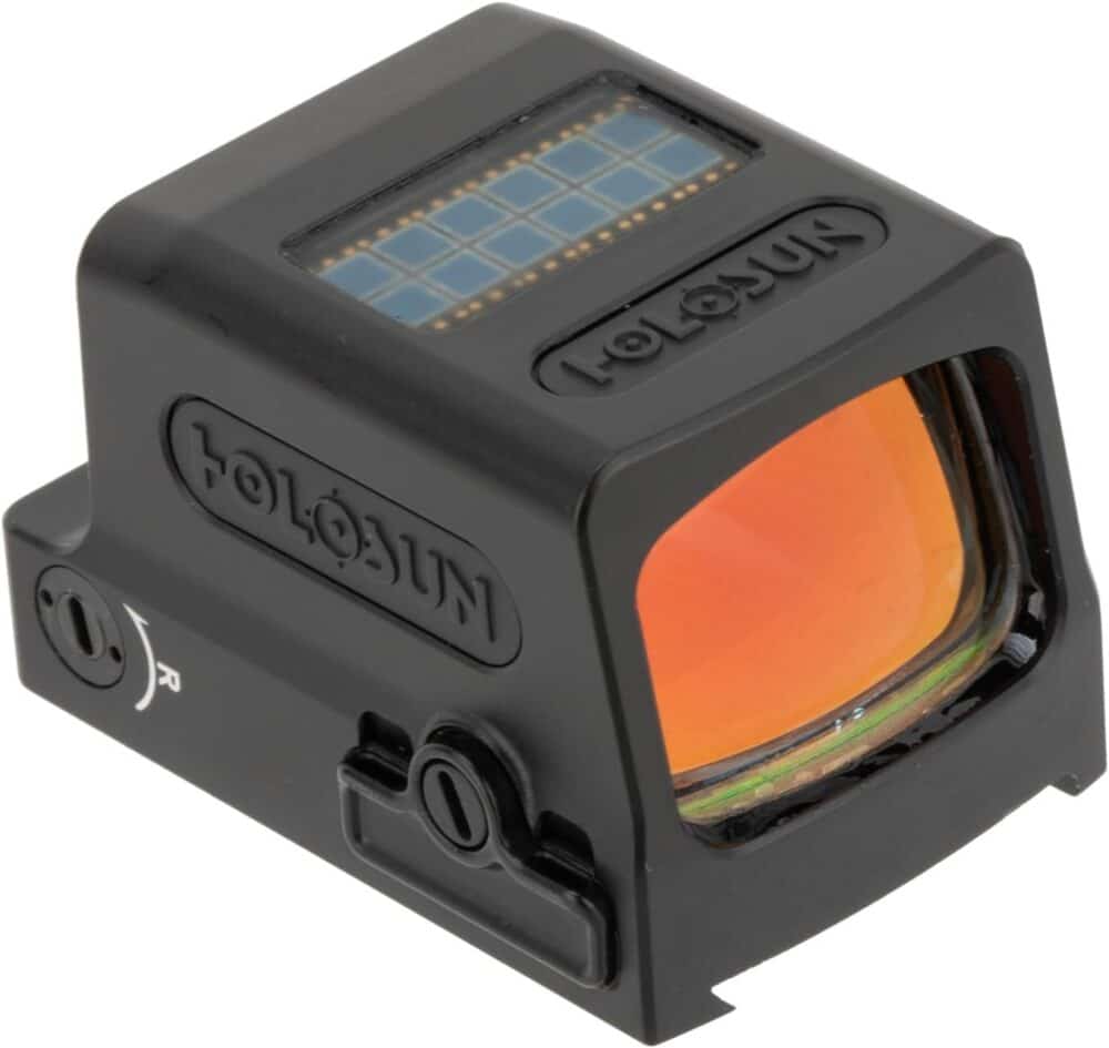 Holosun, HE509-RD, Enclosed Solar Powered Red Dot Sight, MOS Mounting Plate, ACSS Vulcan Reticle, Black (HE509-RD-ACSS-R)