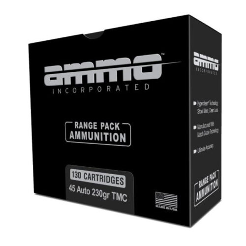 Ammo Inc., Signature 45 ACP, 230Gr 130Rd Range Pack (45230TMC-A130)