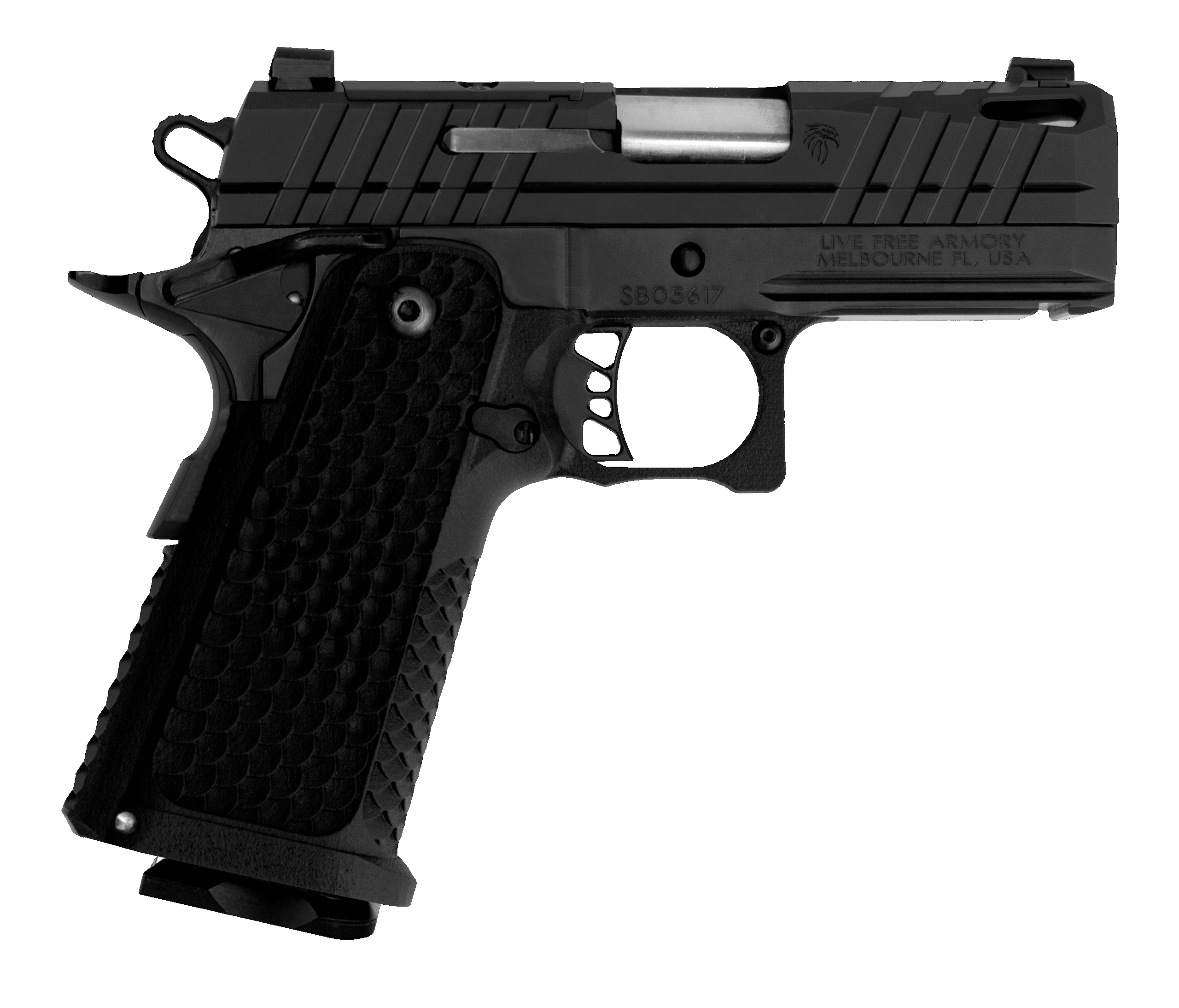 LFA, Apollo 11, 9mm, Sub-Compact Pistol, Black (LFAPS61401)