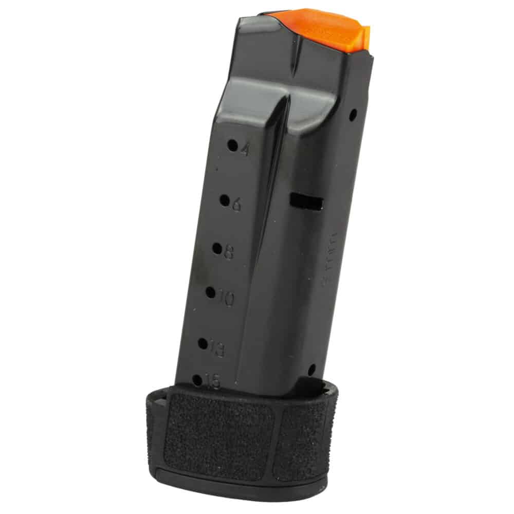 Smith & Wesson, Magazine, 9MM, 15 Rounds, Black, Fits Shield Plus/Equalizer (3015890)