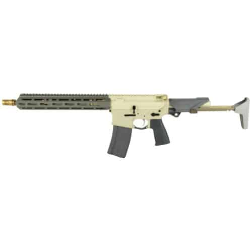 Q, Sugar Weasel, 5.56 NATO, 13 IN, 1:7 Twist, SBR With Shorty Stock, Gray Accents (SW-556-13IN-SHORTY)
