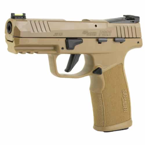 Sig Sauer, P322 Tacpac, Semi-Auto, SAO, Full Size, 22 LR, Manual Safety, Coyote (322C-COY-TACPAC)