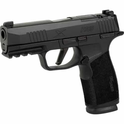 Sig Sauer, P365, XMacro, Striker Fired, Sub-Compact Pistol, 9mm, 17+1, Manual Safety, Black (365XCA-9-BXR3-MS)