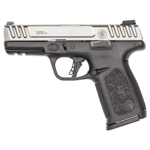 Smith & Wesson, SD9 2.0, Striker Fired Pistol, Full Size, 9MM, 4" Barrel, White Dot Sights, Black Frame (13931)