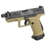 Walther, PDP Pro, Striker Fired Pistol, Compact, 9MM, 4.6" Threaded Barrel, Black Slide, Flat Dark Earth Frame (2877520)