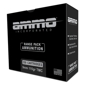 Ammo Inc., Signature 9MM, 115Gr 200Rd Case (9115TMC-A200)