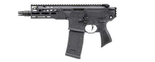 Sig Sauer, MCX, Rattler LT Pistol, 300 Blackout, 6.75" Barrel, SIG QRD Flash Hider, Black (PMCX-300B-6B-LT)