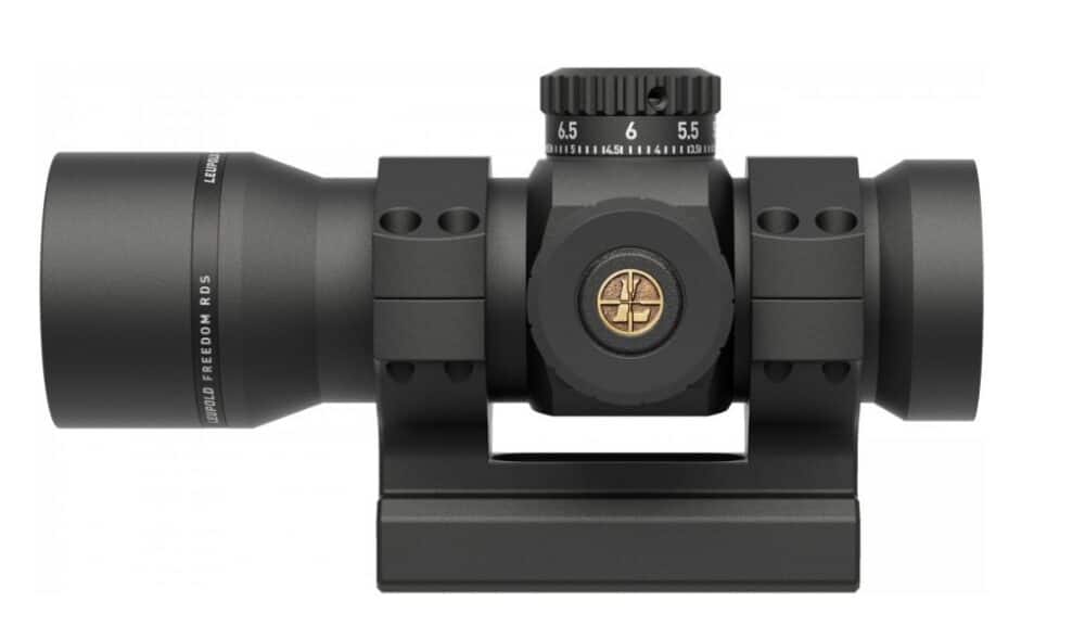 Leupold, Freedom RDS, 1MOA Red Dot, 34mm Tube, 223 Calibrated BDC Turret, AR-Height Mount Included, Black (180093)