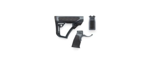 Daniel Defense, Buttstock, Pistol Grip & M-LOK Vertical Foregrip Combo, Tornado Grey (28-088-12065-012)