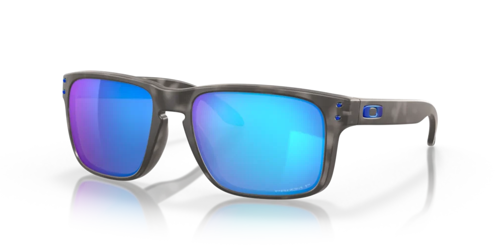 Oakley, Holbrook Prizm Sapphire Polarized Lenses, Matte Black Tortoise Frame (0OO9102-9102G755)