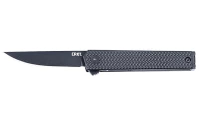 Columbia River Knife & Tool, CRKT, Microflipper, Folding Knife, 2.36", Black (7081D2K)