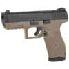 IWI US, Inc., Masada Optics Ready, Polymer Frame Pistol, Full Size, 9MM, 4.1" Barrel, Matte Finish, Flat Dark Earth (M9ORP17FD)