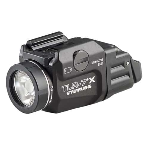Streamlight, TLR-7X, 500 Lumens, Includes High and Low Switch, (1) SL-B9 Rechargeable Battery, Black (69455)