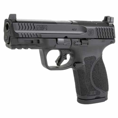 Smith & Wesson, M&P M2.0, Compact Polymer Frame Pistol, 9MM, Optic Height Sights, Armornite Finish, Black (13563)