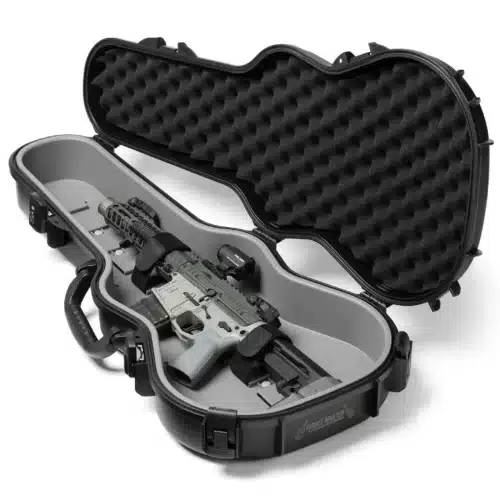 Savior Equipment, Discreet Violin Case, Built In Synthetic Rubber Molle System, TSA Locks and Keys, and 2x Tie Down Strap (RC-VIOLIN-BK)