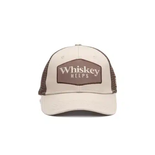 Grunt Style, Whiskey Helps Ballcap, Tan Hat (GS5031)