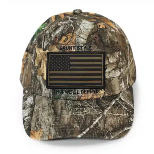 Grunt Style, Realtree Edge® Flag Stretch Fit Hat (GS5651)