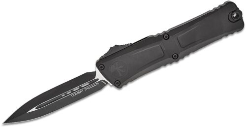 Microtech, Combat Troodon Gen III, Out-The-Front, Double Edge Dagger, Tactical Standard, Black (1142-1T)