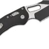 Microtech, Stitch, RAM-LOK, Folding Spear Point, Partial Serrated, Black (169RL-2FL) - Image 4