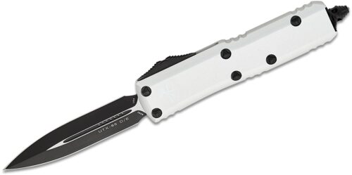 Microtech, UTX-85, Double Edge Dagger, Clear (232-1CR)