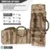 Savior Equipment, MultiCam® Urban Warfare, 42" Double Rifle Bag, MultiCam Arid (RB-4212DG-VER2-MCID) - Image 6