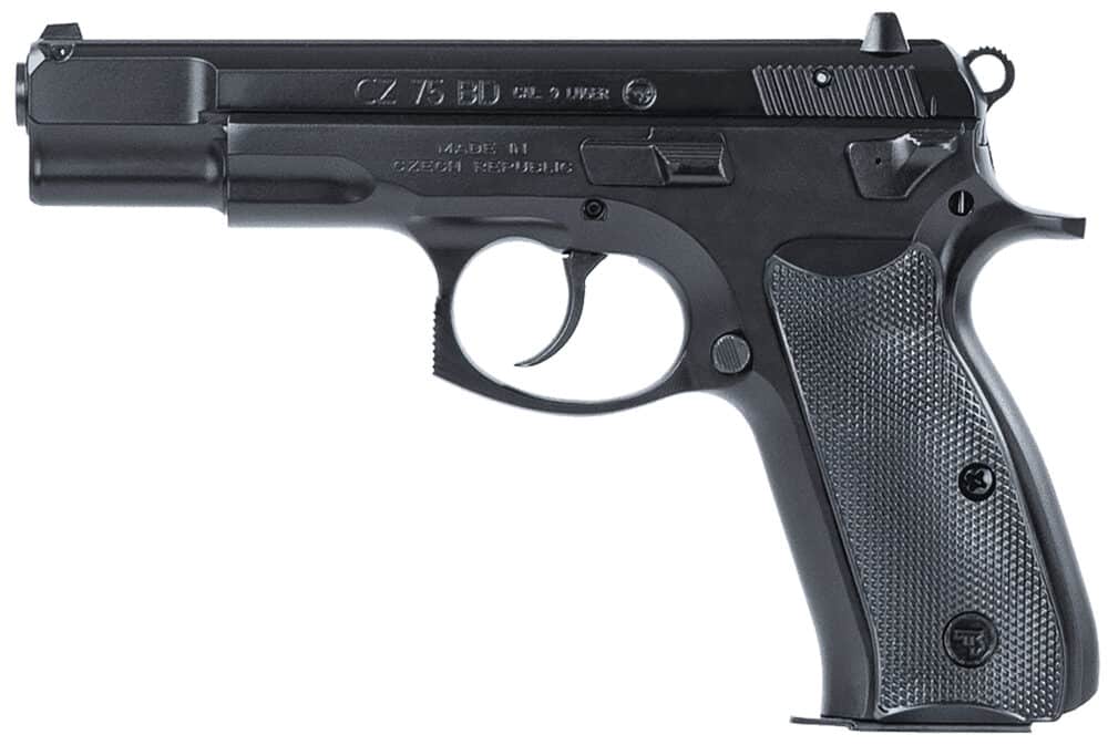 CZ, 75 BD, Semi-Auto, DA / SA, Metal Frame Pistol, Full Size, 9MM, 4.6", Black (91130)