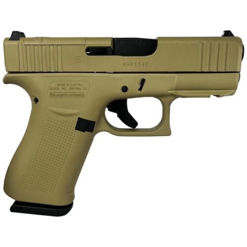 Glock 43X MOS, 9mm, 4" Barrel, 10+1, Optic Ready, Flat Dark Earth (GLPX4350201FDE)