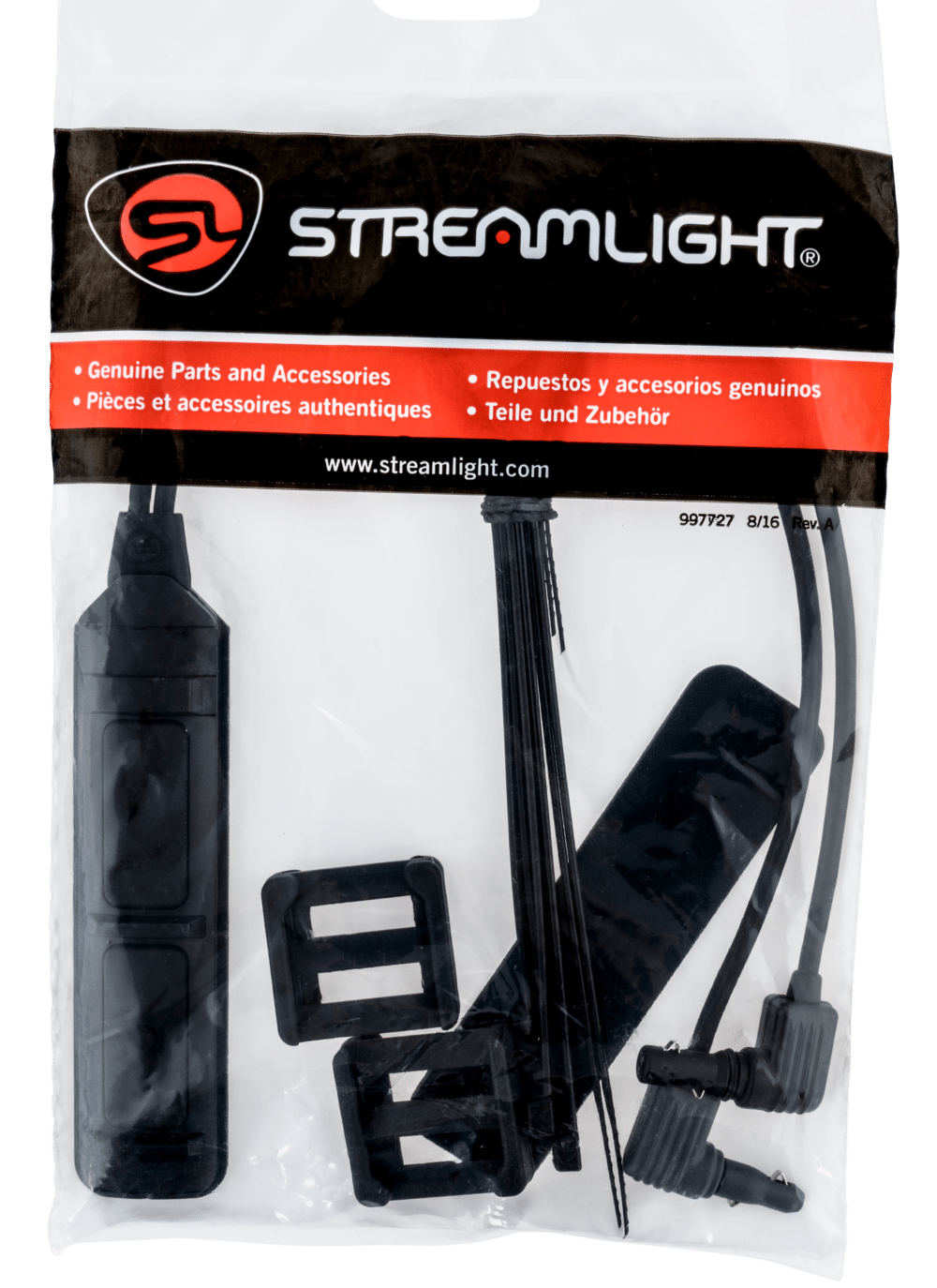 Streamlight, TLR-Dual Remote Switch, Black, Includes Dual Remote, Black (69138)