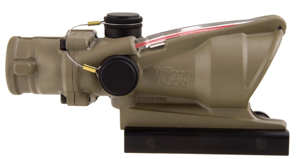 Trijicon, ACOG 4x32, 223 BDC/FT, Red Chevron, Flat Dark Earth (TA31-D-100310)